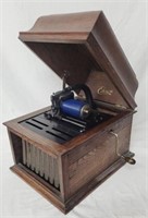 Vintage Edison cylinder phonograph