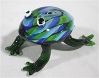 Murano Art Glass 7" Frog Figurine