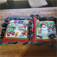 Pair Christmas Pillows