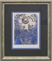 Adam & Eve print by Marc Chagall
