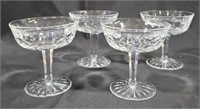 4 Waterford Lismore Tall Sherbet Champagne Glasses