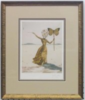 Butterfly Queen print by Salvador Dali
