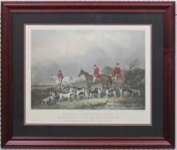 The Old Berkshire Hunt, hand colored