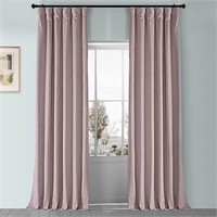 Drapes Plush Velvet Curtain (1 Panel), 50 X 120