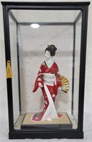 Vintage Japanese Hakata Doll : Red Geisha