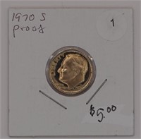 1970-S PROOF Roosevelt 10c.