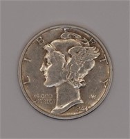 1944 Mercury 10c. 90% Silver