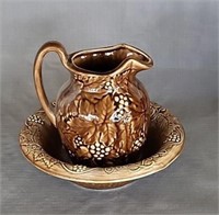 Kingwood Ceramics Pitcher & Bowl