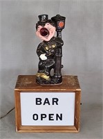 Red Nose 'Bar Open' Bartender Light