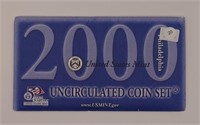 2000 P&D Uncirculated Coin Sets w/50 State
