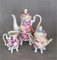 Limoges Floral Tea Set