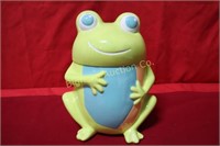 Frog Cookie Jar Approx. 11 1/2" tall