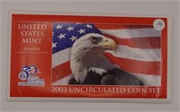 2003 P&D Uncirculated Coin Sets w/50 State
