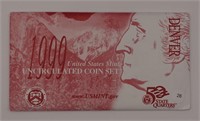1999-D Uncirculated Coin Set OGP