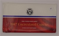 1987 Uncirculated Coin Set OGP