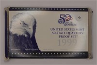 1999 1st Year State Quarter PROOF Set