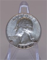 1964 P/D Washington Quarters 90% Silver