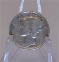 1943 Mercury 10c. 90% Silver