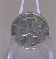 1940 Mercury 10c. 90% Silver