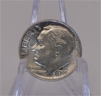 1959 Roosevelt 10c. 90% Silver BU++