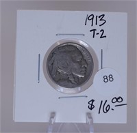 1913 TYPE 2 Buffalo Nickel