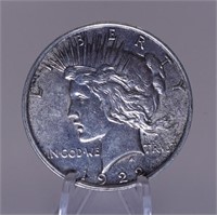 1922 Peace Silver Dollar 90% Silver, UNC