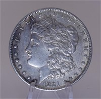 1881 Morgan Silver Dollar. HIGH GRADE