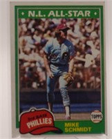 1981 Topps N.L. All-Star Mike Schmidt #540