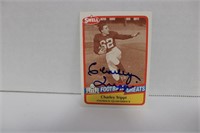 1989 SWELL HOF CHARLEY TRIPPI #58 SIGNED AUTO