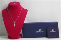 Swarovski Crystal Drop Pendant & Necklace