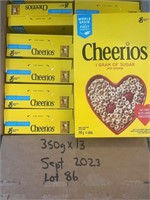 Cereal CHEERIOS, 350g x13, BB 09/23