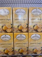 Lemon Ginger Herbal Tea TWININGS 30g x6 BB 5/25