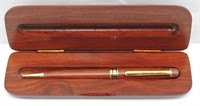 Handcrafted Wood Pen & Case Elmira Golf Club