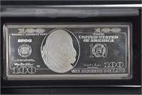 4 ozt Silver .999 Washington Mint Bar