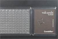 100 - 1 Gram Silver .999 Bars Volcambe
