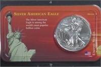 1999 ASE American Silver Eagle Littleton Holder