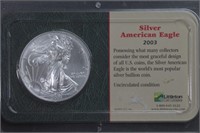 2003 ASE American Silver Eagle Littleton Holder