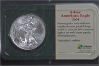 2004 ASE American Silver Eagle Littleton Holder
