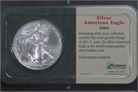 2004 ASE American Silver Eagle Littleton Holder