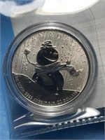 2014 $20 Snowman - Fine Silver Coin TAX EXEMPT