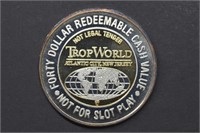 1.72 ozt Silver .999 Casino Chip