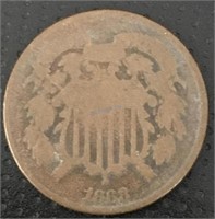 USA 1868 2 Cents - Civil War Era
