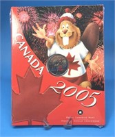 2005 Canada Day Colourized 25 Cents