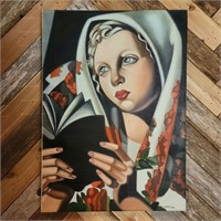 Tamara de Lempicka Polish Girl Oil Canvas 20x28