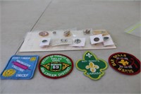 Boy Scouts Delhi Patches, Assortment of Pins