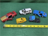 Lot of 5 Small Die-Cast Vehicles