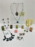 Jewelry including 5 Necklaces and 11 Pairs of