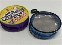 2 ViewMaster Storage Cases - 
Purple Case Plastic