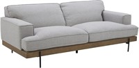 Rivet Modern Industrial Metal Leg Sofa