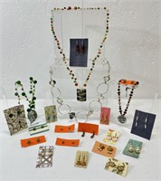 Jewelry including 4 Necklaces and 17 Pairs of